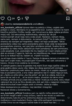 Ava Karabatić van sebe, sva u modricama: “Jedva sam pobjegla iz stana”