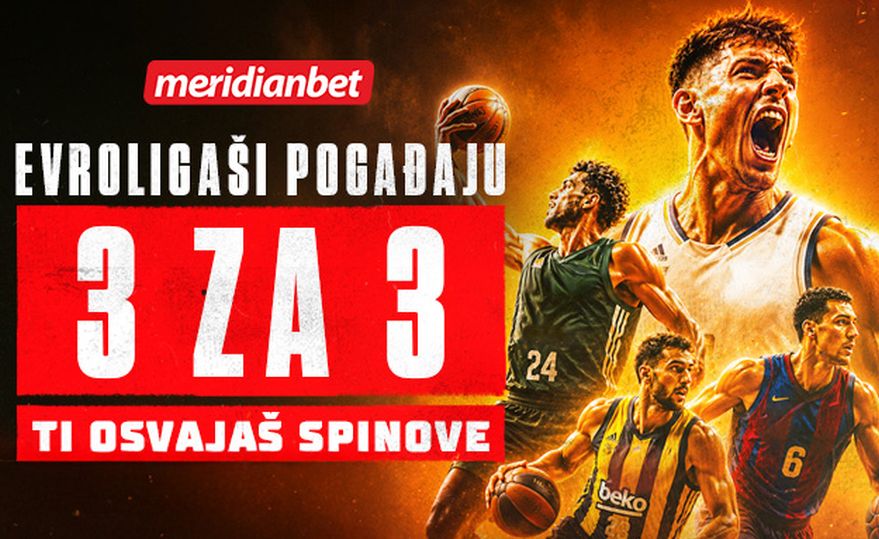 Finale Evrolige donosi spektakl – Meridian deli besplatne spinove za svaku trojku!