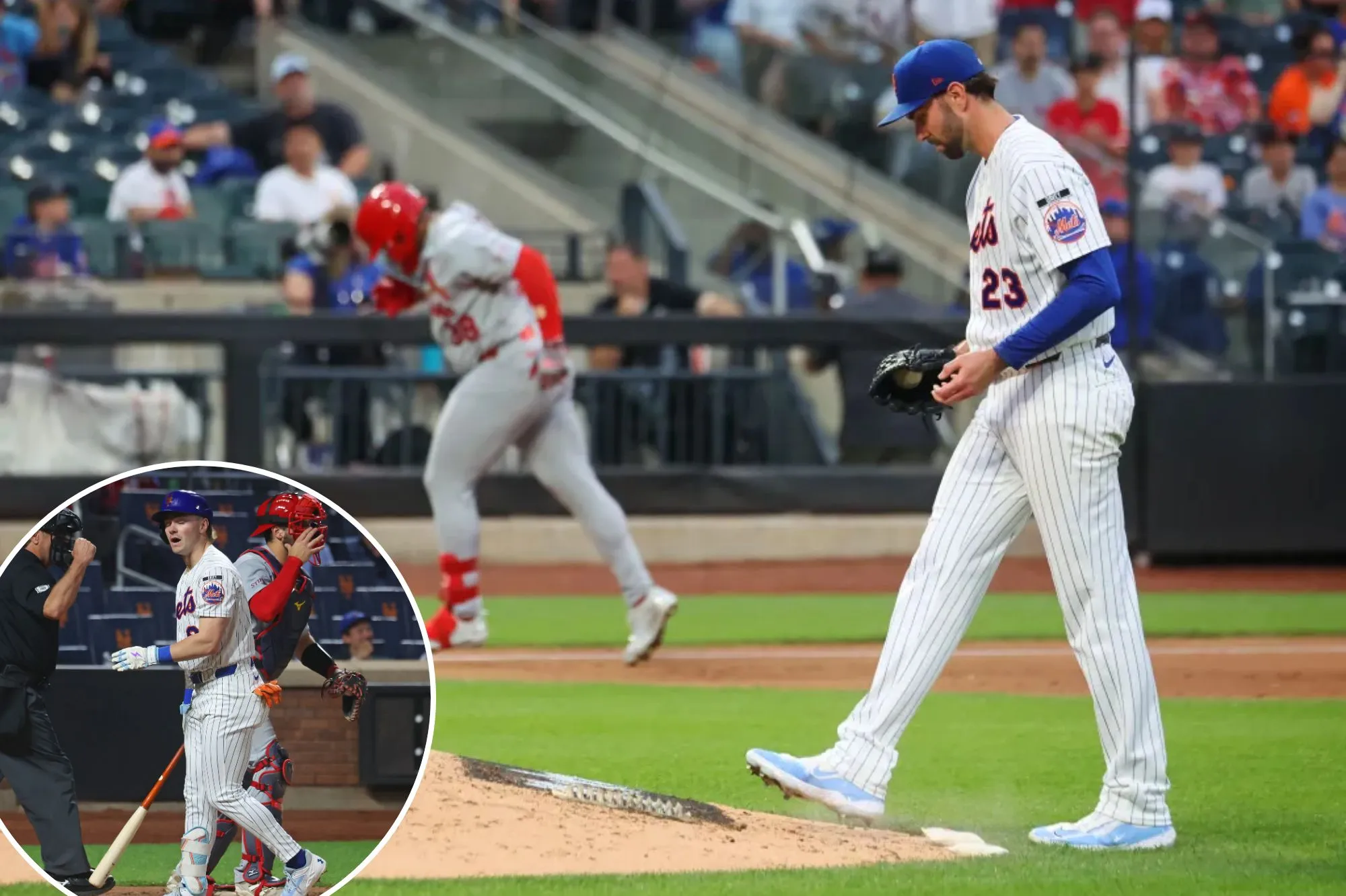 Mets bullpen struggles as bats go cold again in another lopsided loss to Cardinals