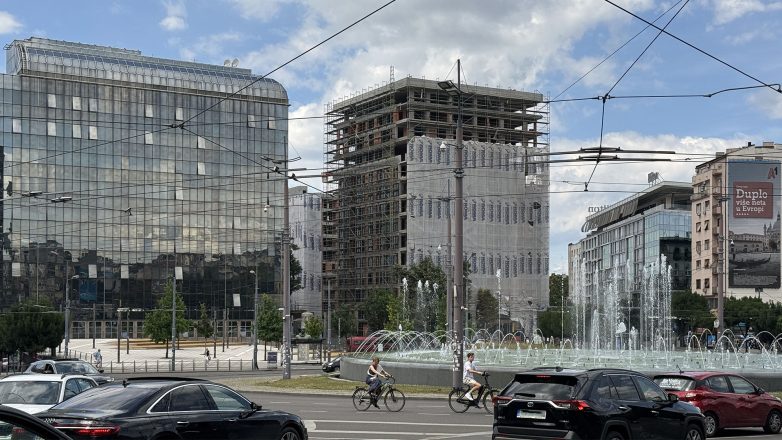 King’s Circle na Slaviji u punom gabaritu: Pogledajte kako napreduju radovi