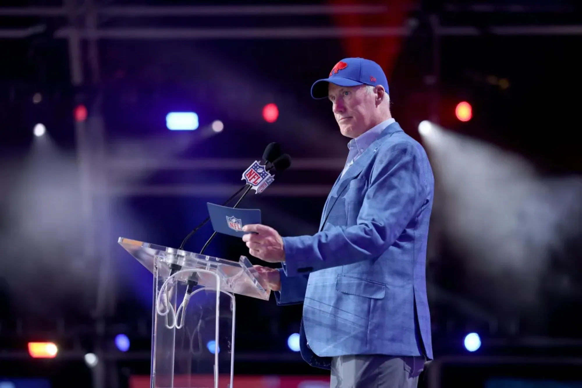 Shane Conlan butchers Bills’ 2026 NFL Draft pick announcement by saying completely wrong year