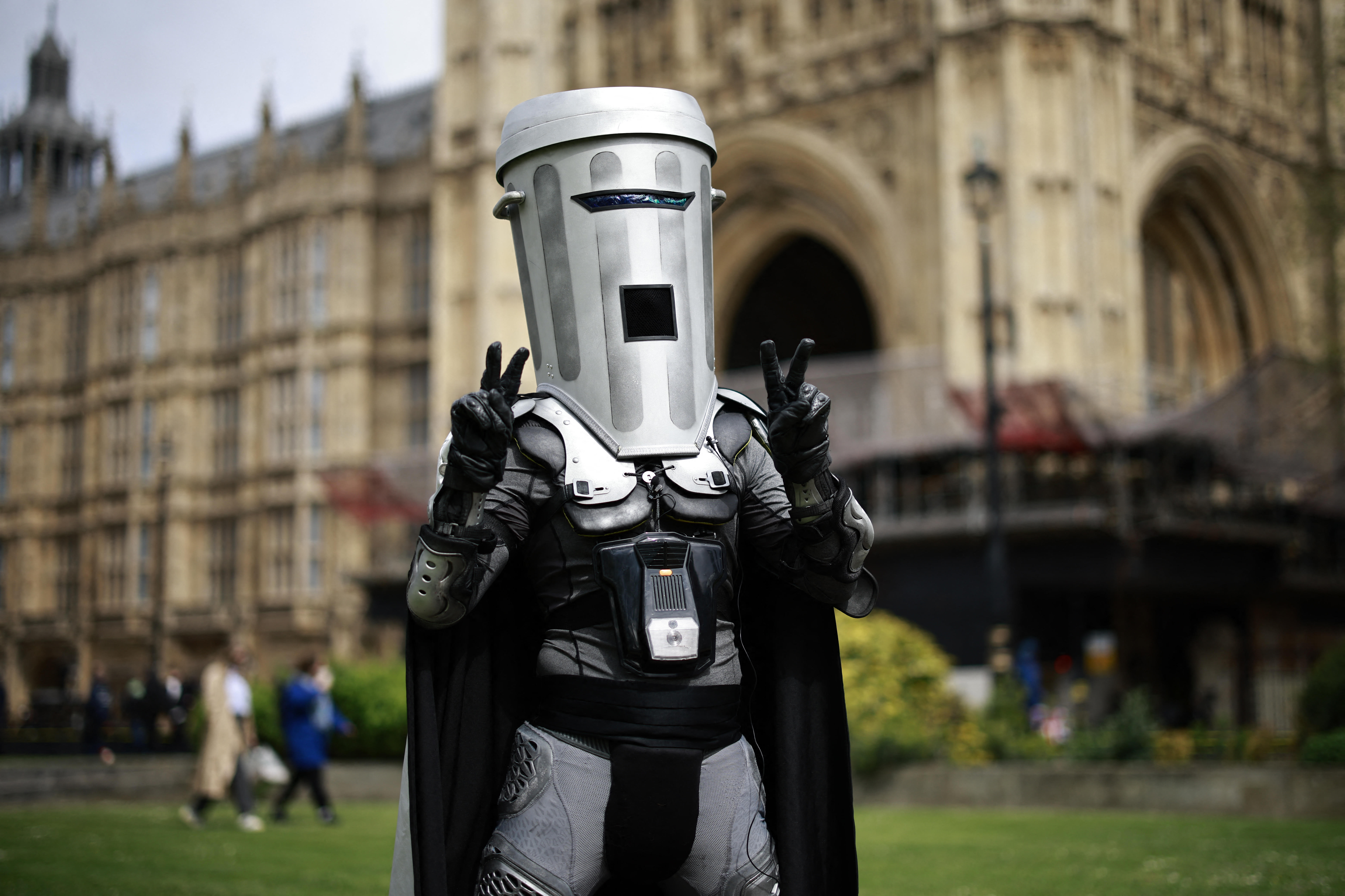 Count Binface: The guy in a trash can, running for election in the U.K.