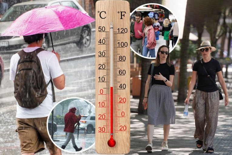 NAKON TROPSKOG DANA STIŽE HAOS! Temperature danas do 35 stepeni, posle podne pljuskovi, grmljavina i grad!