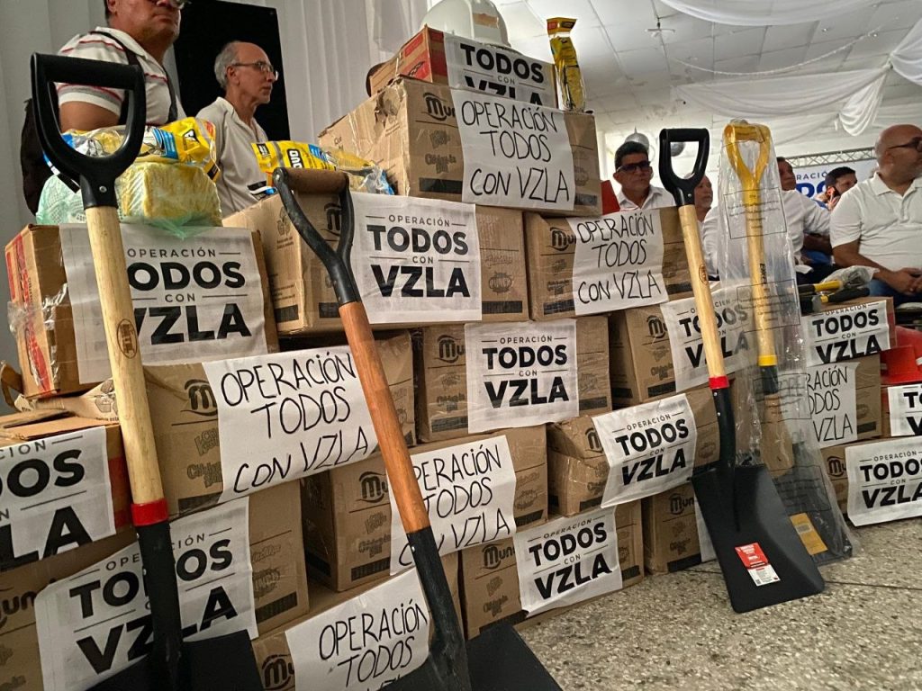 Más de 20 toneladas de ayuda ha distribuido Operación «Todos con VZLA»