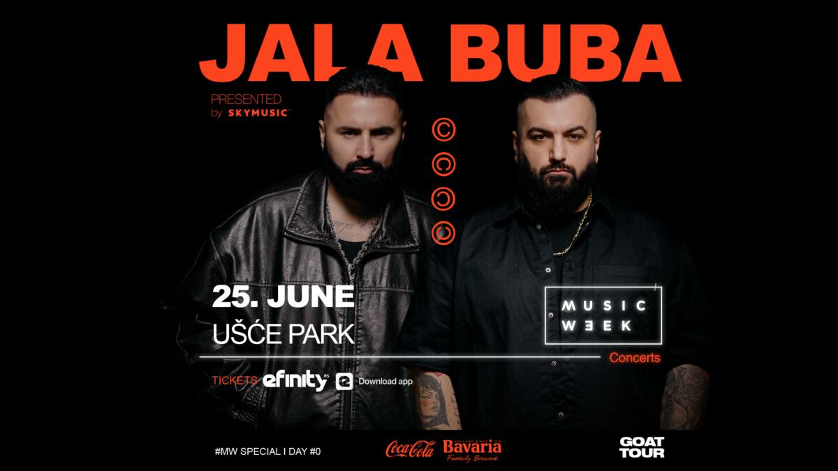 JALA BRAT & BUBA CORELLI NAPOKON U SRBIJI! Nastupaju na specijalnom NULTOM danu Belgrade Music Week 26

