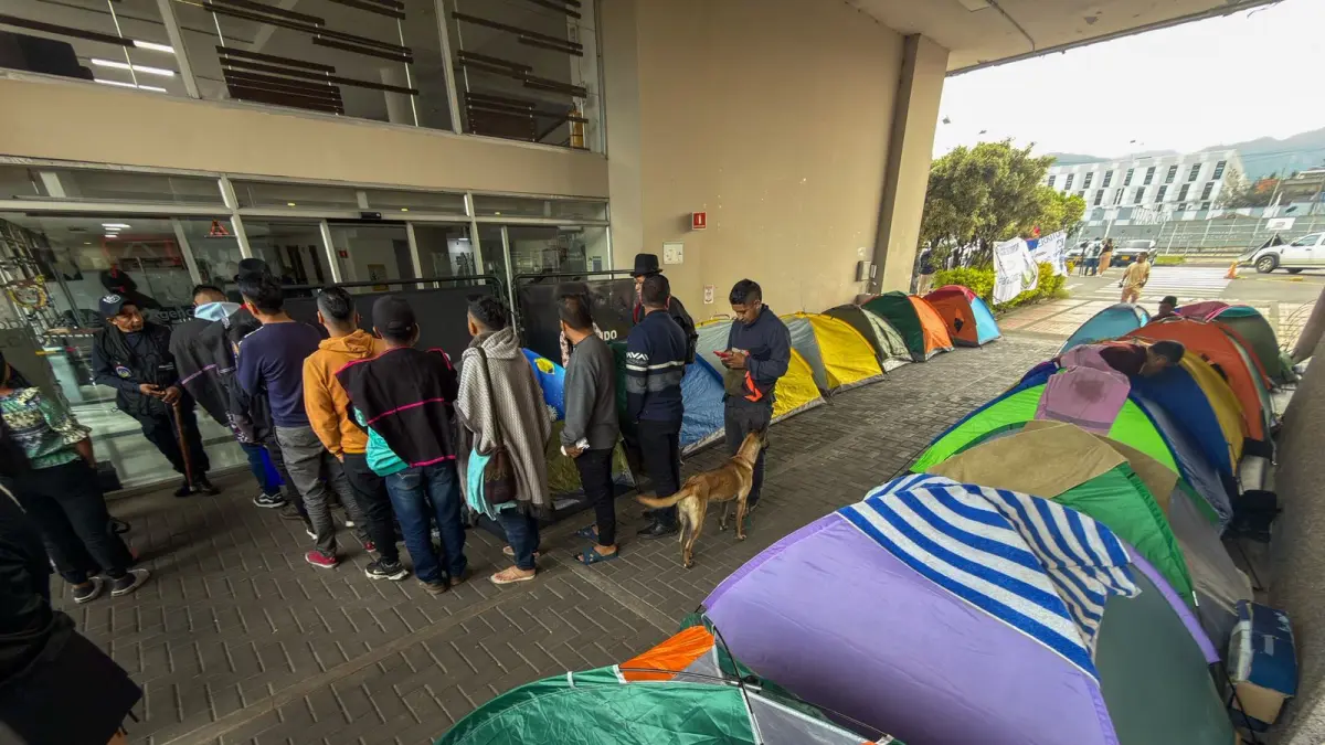 Comunidad Misak se planta frente a la ANT en Bogotá y exige avances en compromisos de tierras