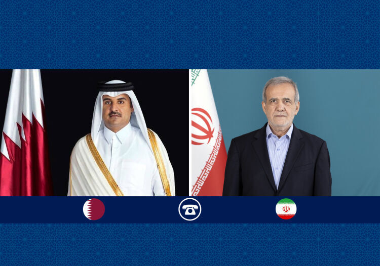 Pezeshkian appreciates Qatar's role in reducing tensions and advancing diplomatic process