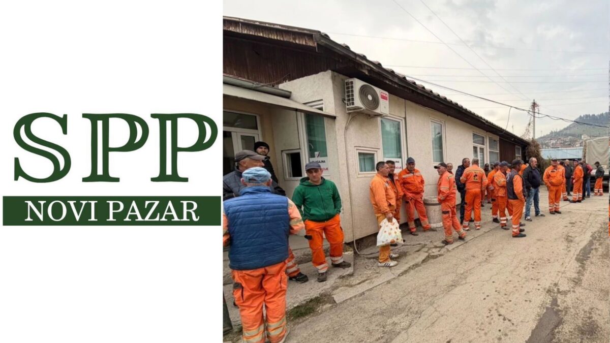 SPP NP: Hitno riješiti probleme radnika JKP Gradska čistoća u Novom Pazaru