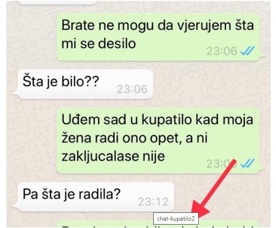 Ušao Sam U Wc I Vidio Ženu Kako Opet Radi Ono, Kad Sam Rekao Jaranu Smučilo Mu Se: Vjerujete Li Ovo, Moram Hitno Nešto Poduzeti