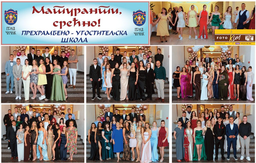MATURANTI PREHRAMBENO-UGOSTITELjSKE ŠKOLE