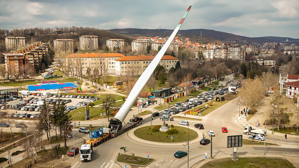 Izmenjen režim saobraćaja u ponedeljak zbog prevoza elise od Bora do vetroelektrane na Crnom vrhu