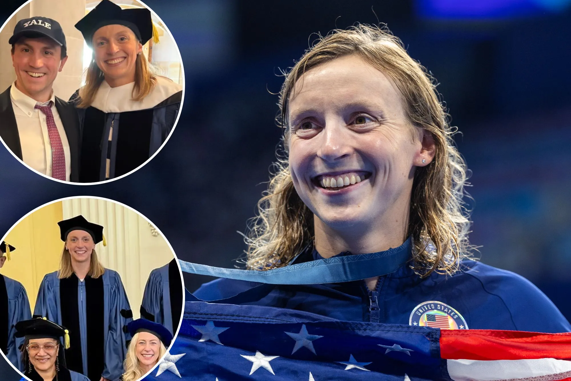 Olympic star Katie Ledecky awarded historic honorary doctorate from Yale