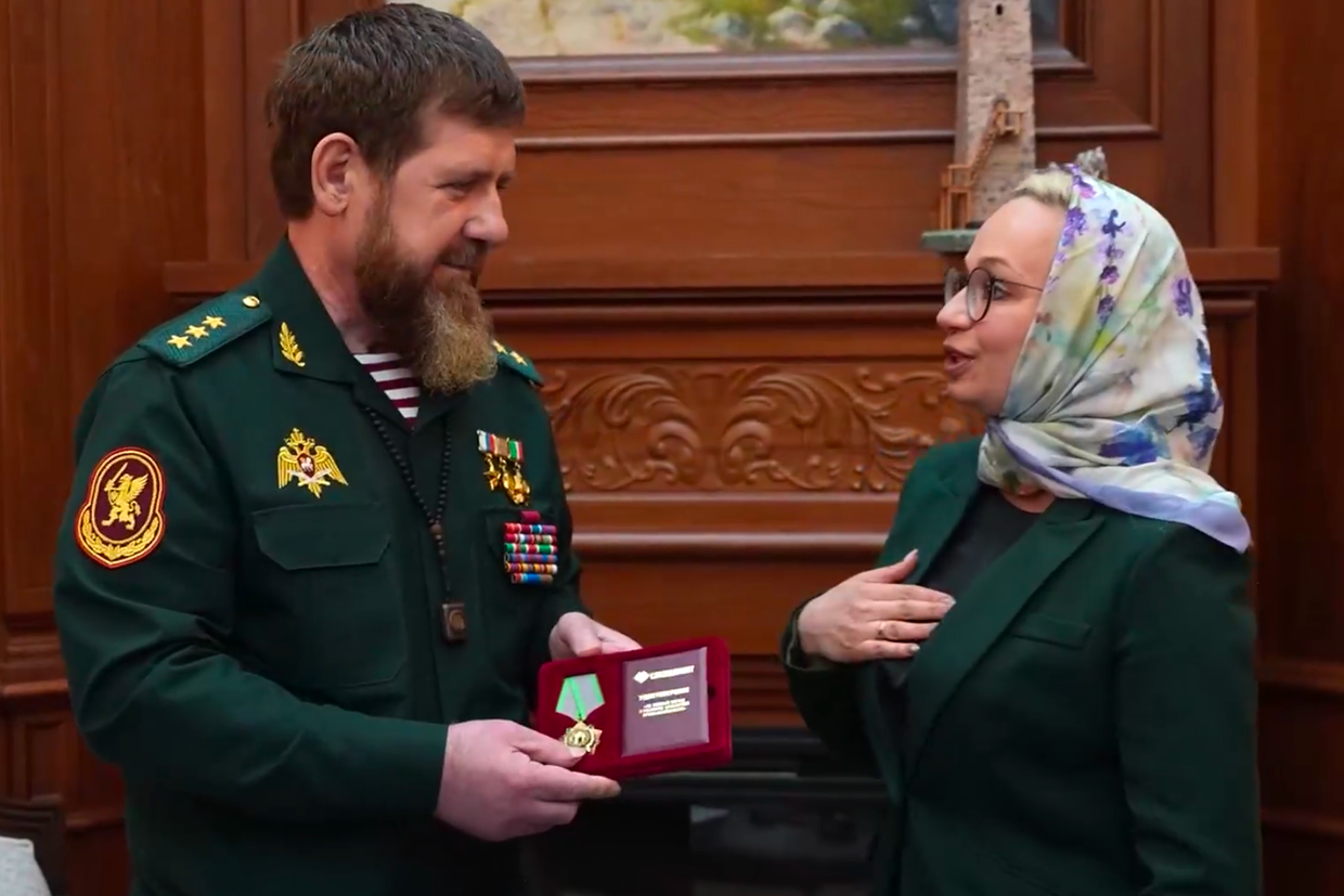  Kadyrov awarded for contribution to the development of the cement industry 