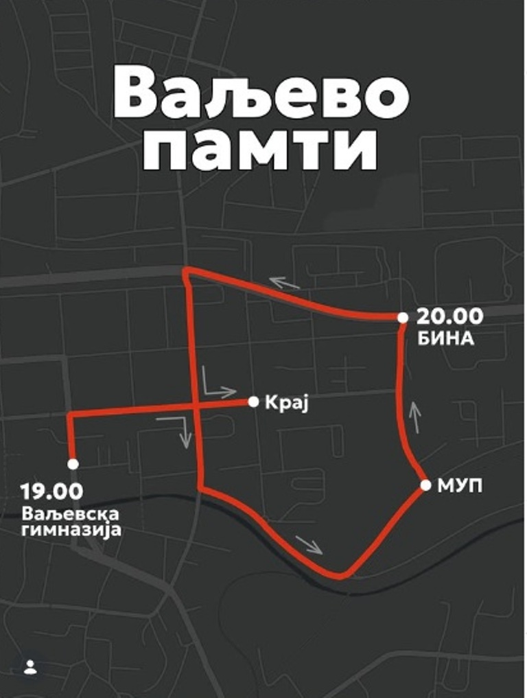 Obeležava se godišnjica protesta: “Godinu dana bez pravde – Valjvo pamti”