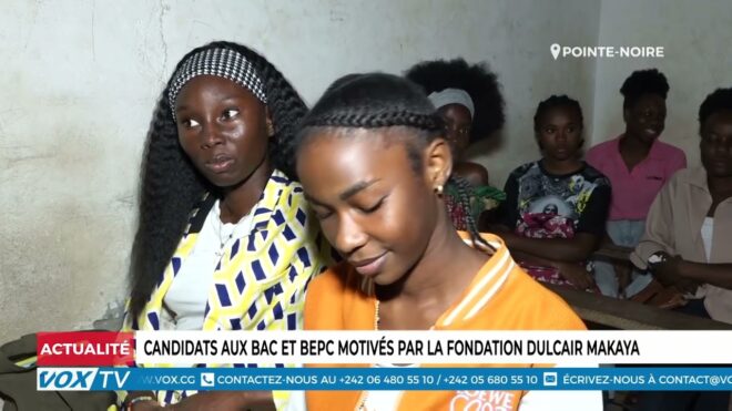 Candidats aux Bac et Bepc motives par la Fondation Dulcair Makaya
