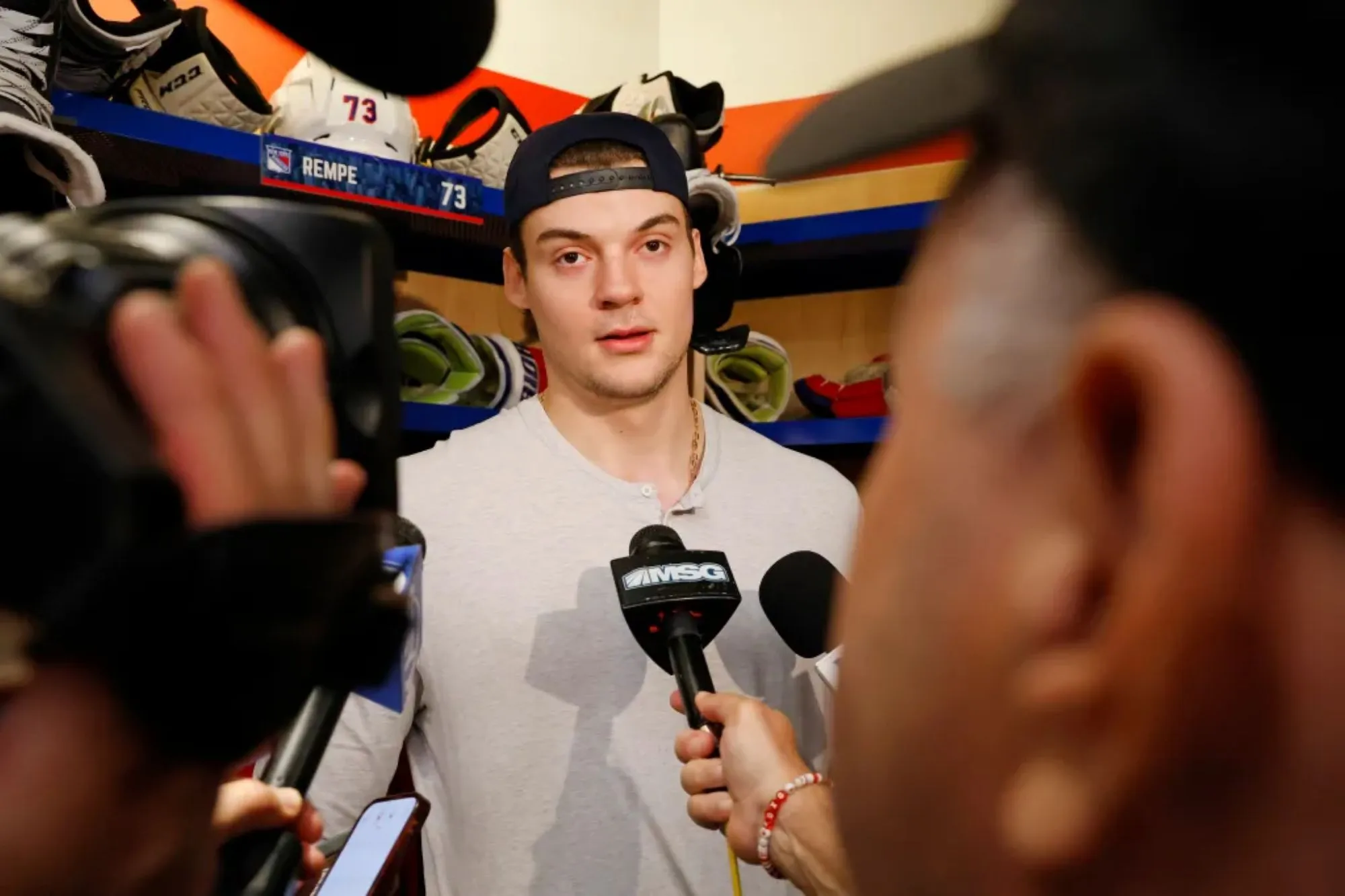 Matt Rempe’s injury-filled Rangers season was a real learning experience