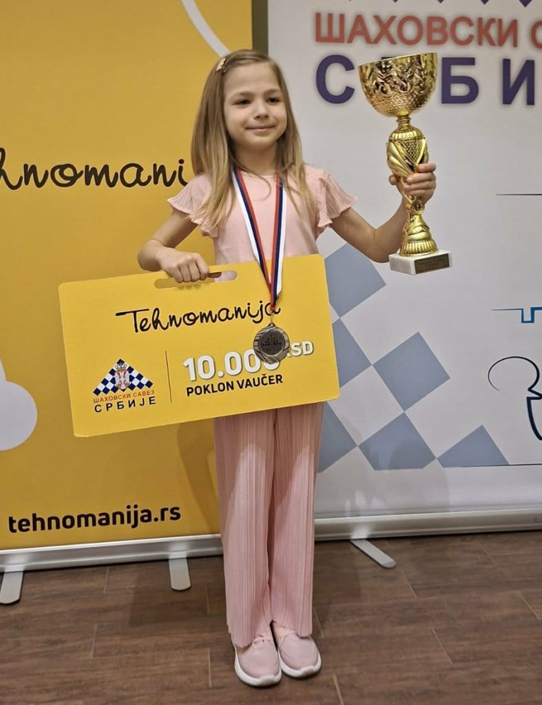 KALINA PEJIN DRUGA U DRŽAVI! IDE NA EVROPSKO I SVETSKO KADETSKO PRVENSTVO