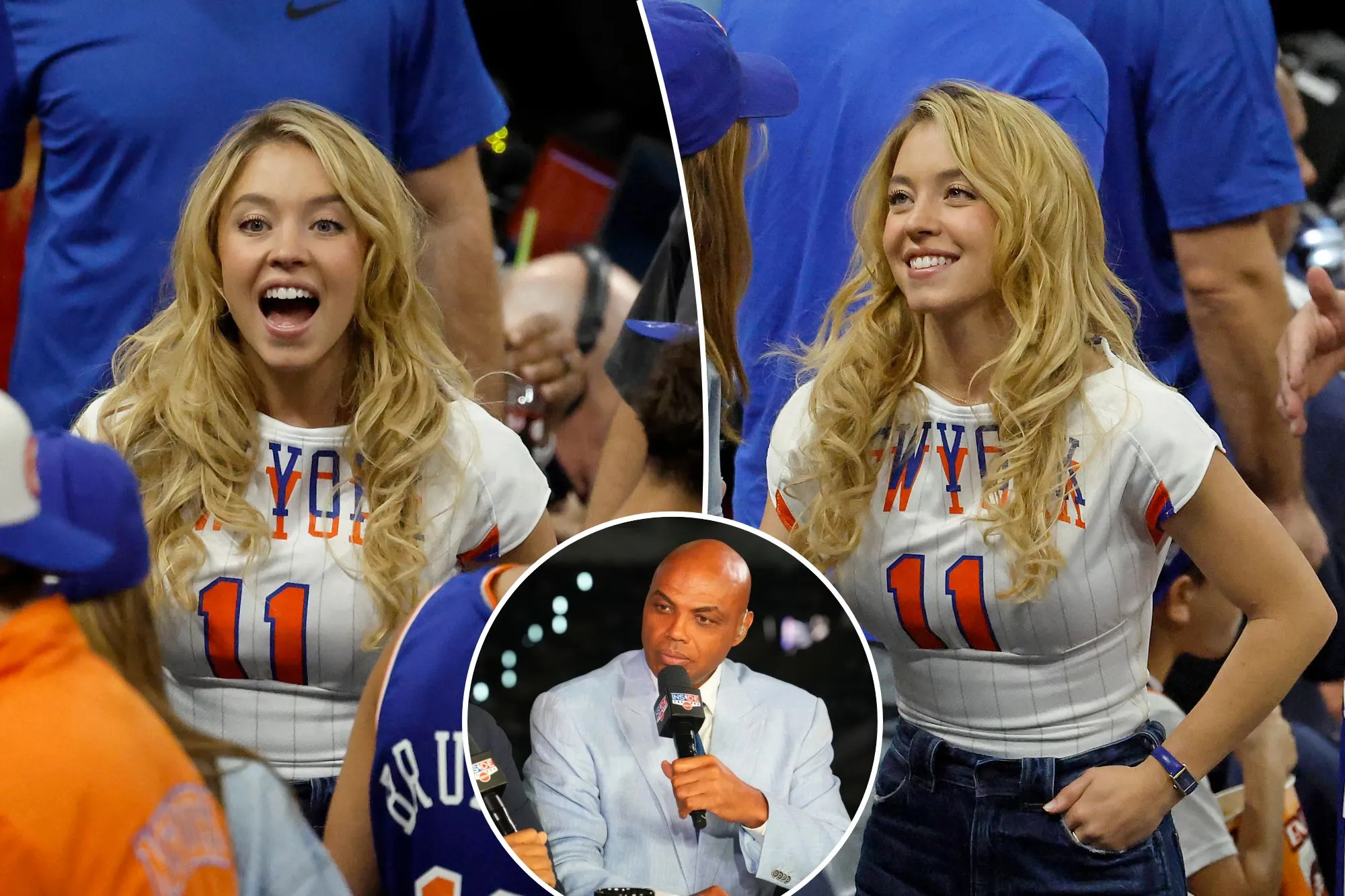 Charles Barkley in shock over Sydney Sweeney NBA Finals Game 5 appearance