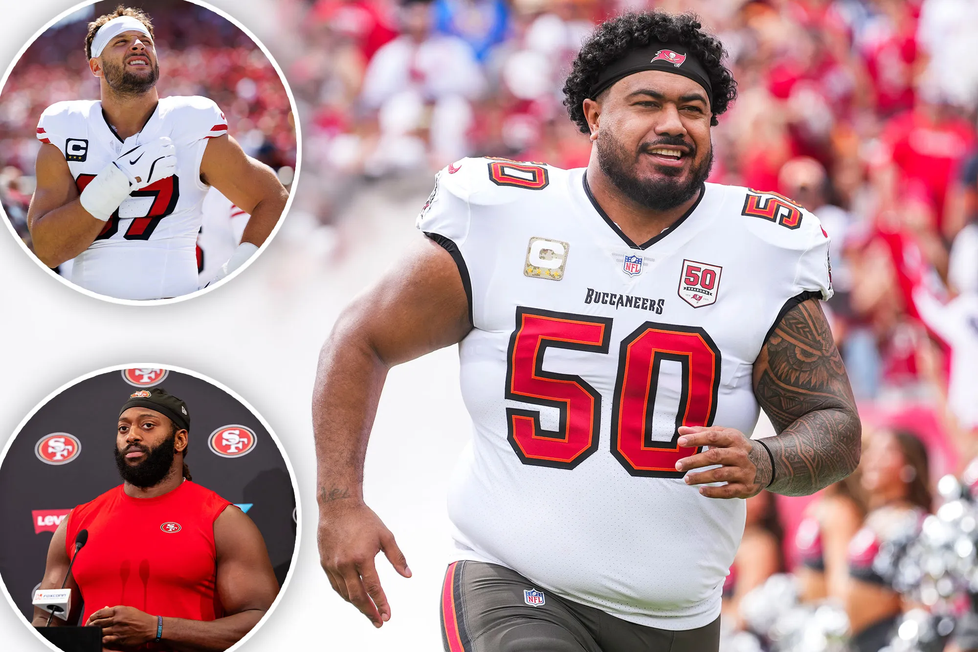 Vita Vea could be 49ers’ response to Rams’ frightening arms race