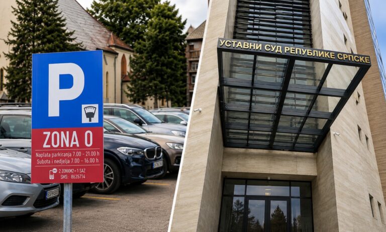 Parking u Banjaluci ponovo završio pred Ustavnim sudom: Osporen način upravljanja i kažnjavanja