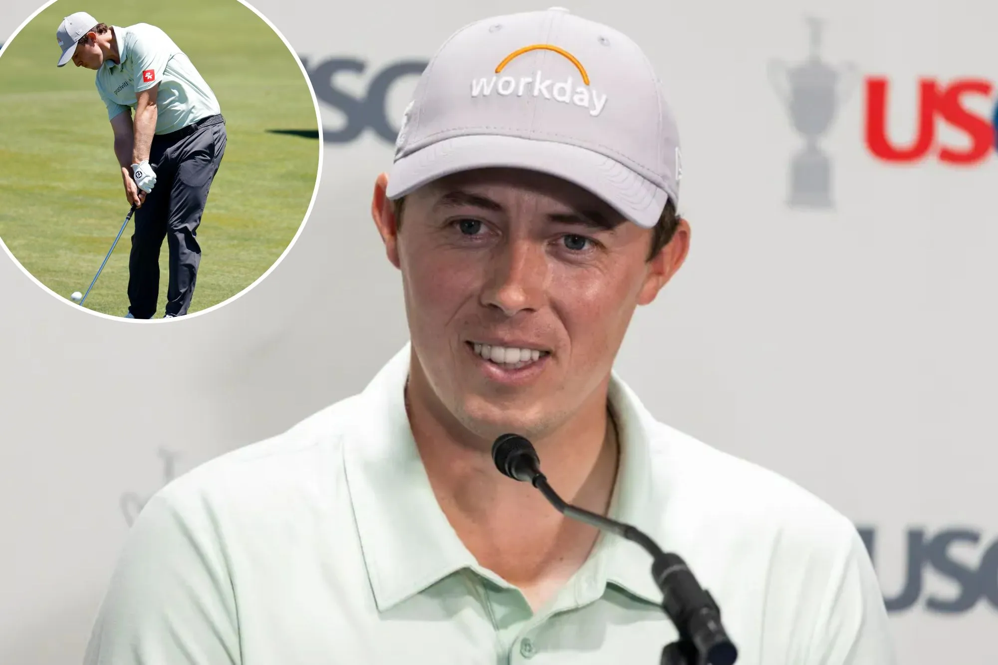 Matt Fitzpatrick welcoming a windy Shinnecock Hills challenge as he rolls into US Open