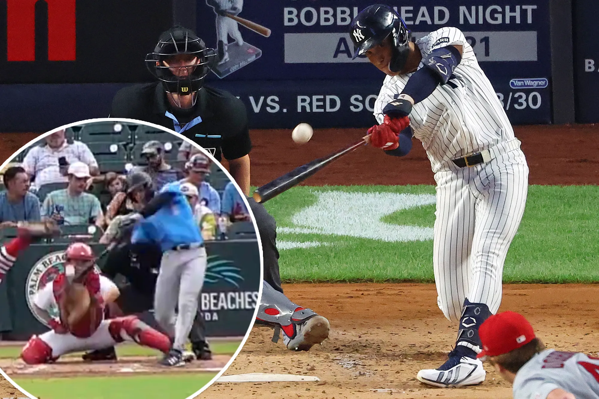 George Lombard Jr.’s brother hits first pro homer minutes after Yankees prospect’s blast in eerie coincidence