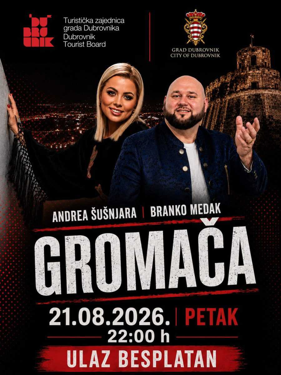 Gromača ovog petka pleše uz Andreu Šušnjaru i Branka Medaka
