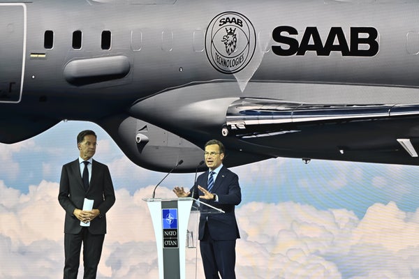 Nato väljer Saabs Globaleye – ska varna för robotar