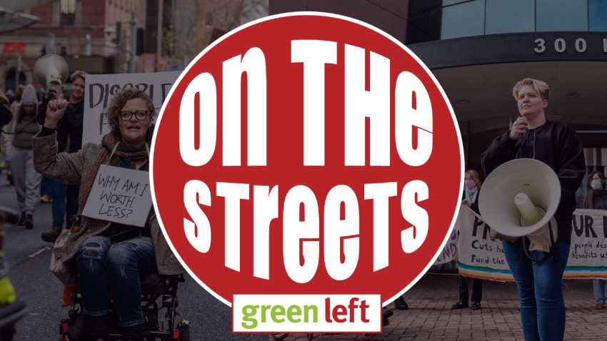 On The Streets: Protect the NDIS protests and Hiroshima Day