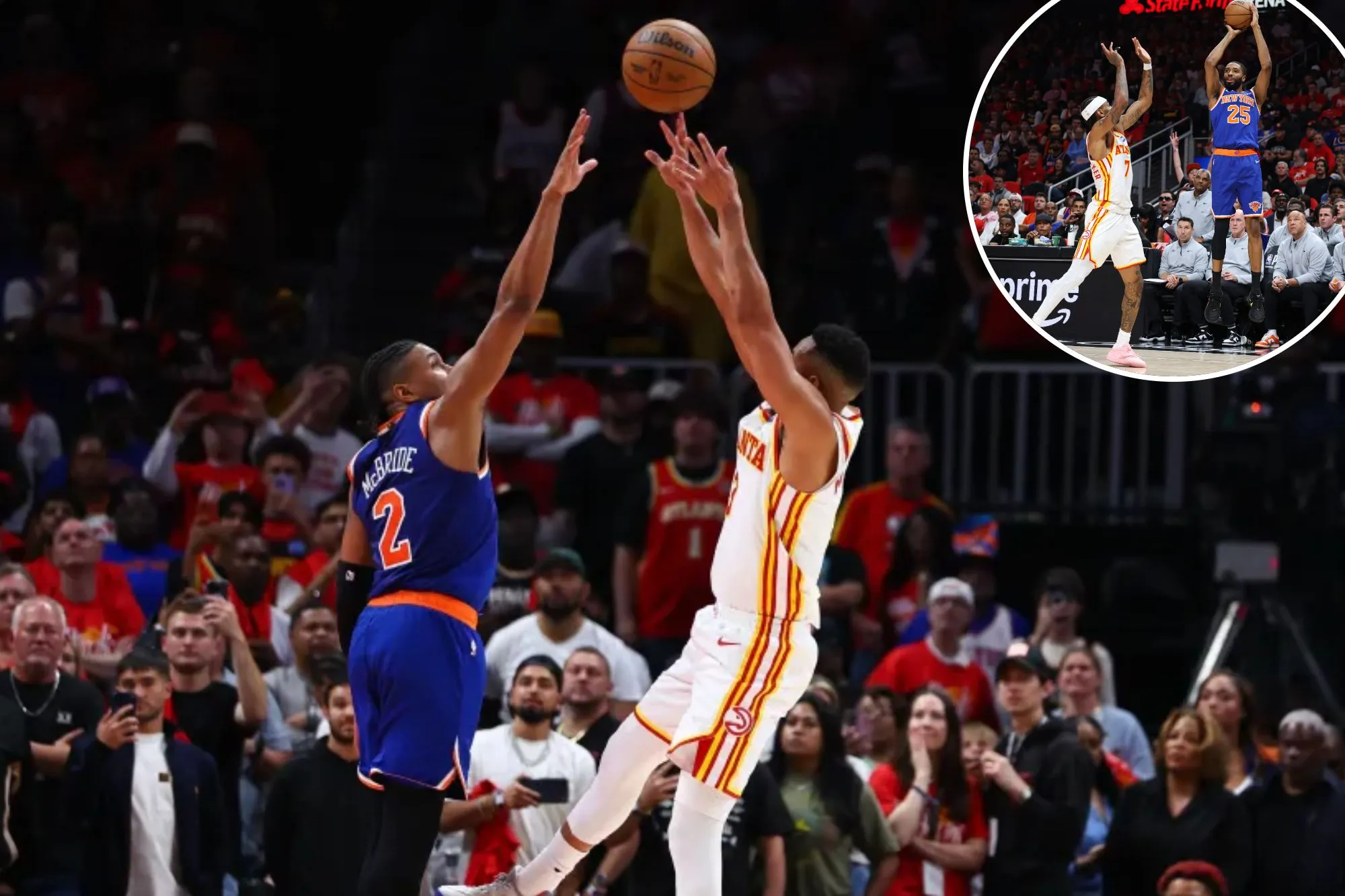 Heroes, zeros from Knicks’ Game 3 loss to Hawks: Mikal Bridges benched after yet another disappearing act