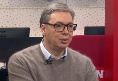 VUČIĆ O SVIM NAJVAŽNIJIM TEMAMA Predsednik o skupu kod Palate Albanije - Evo kada će biti skinut transparent