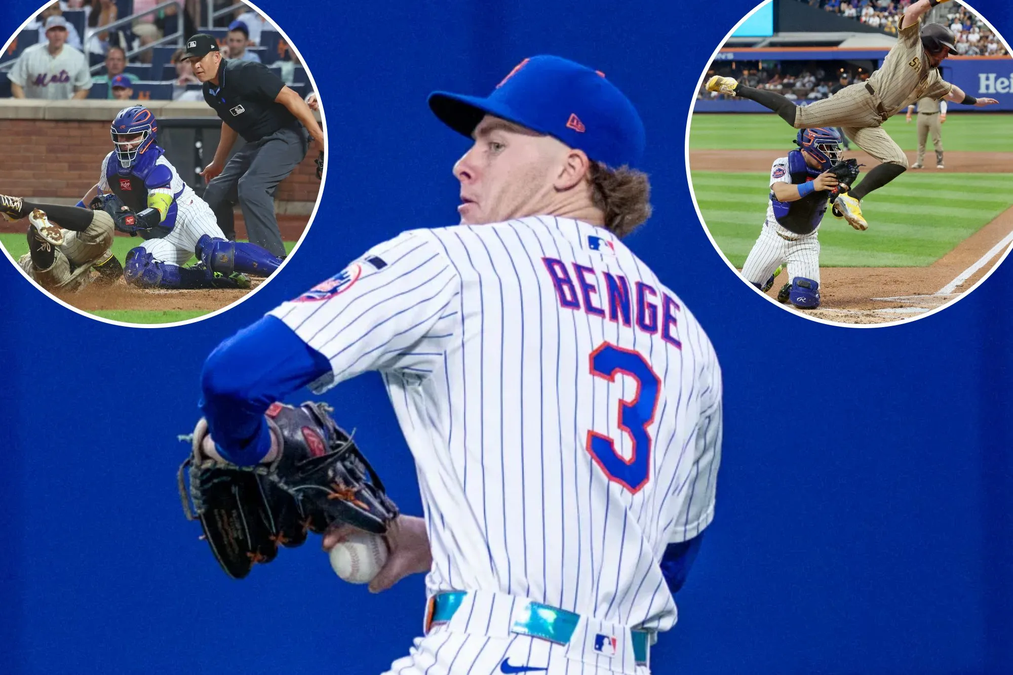 Carson Benge’s big right arm is star again as rolling Mets nip Padres