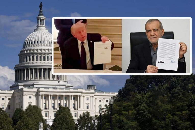 OVO SU SNIMCI ZA ISTORIJU! Bela kuća objavila snimak kada je Tramp potpisao memorandum o razumevanju, dokument potpisao i predsednik Irana (VIDEO)