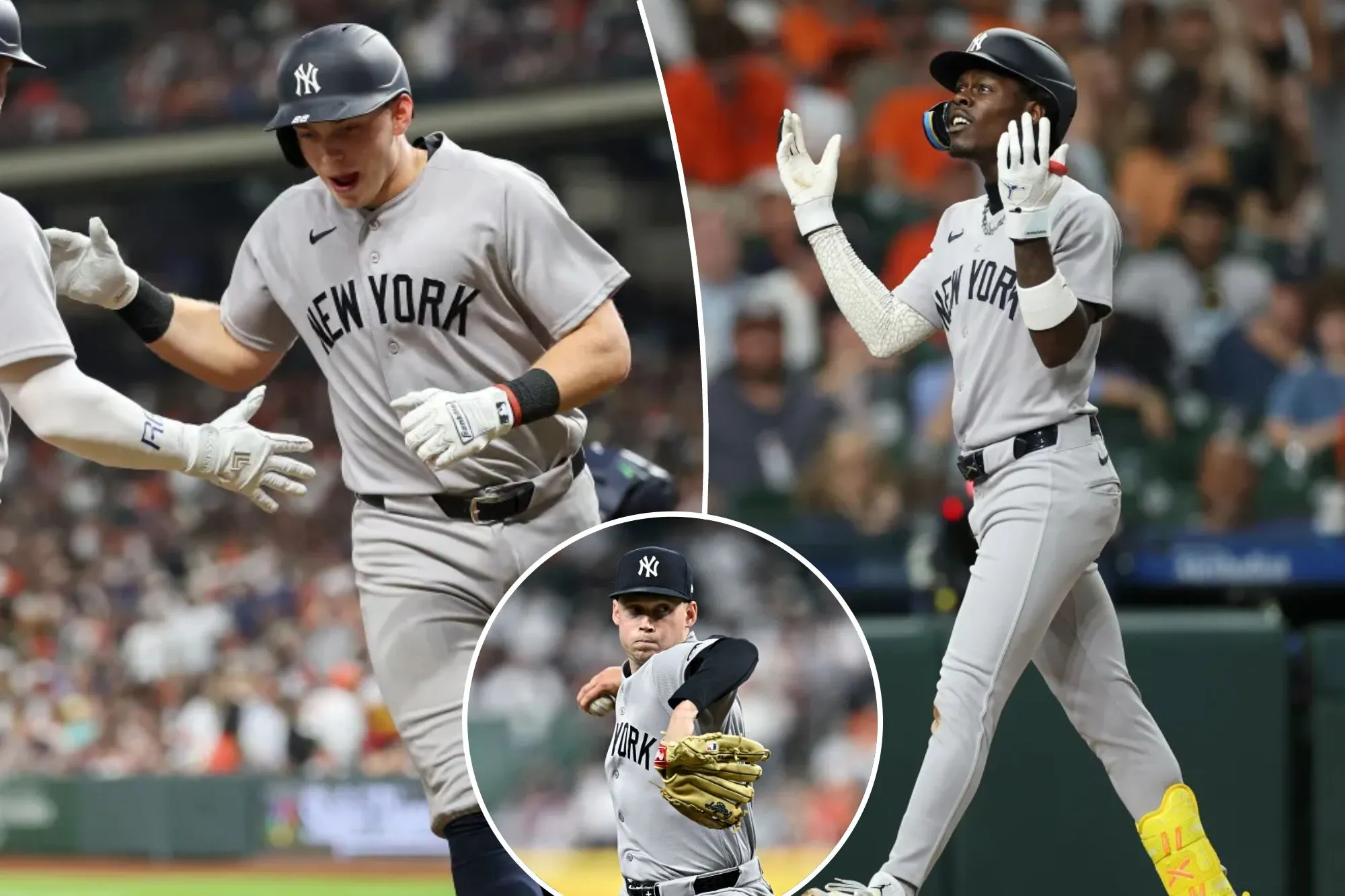 Yankees demolish Astros to take seventh straight win as Giancarlo Stanton exits with injury