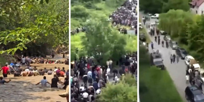 (VIDEO) Da srce prepukne! Dečak (8) skočio u vodu da spase druga, pa nestao: Hiljade ljudi pretražuje reku, scene su potresne