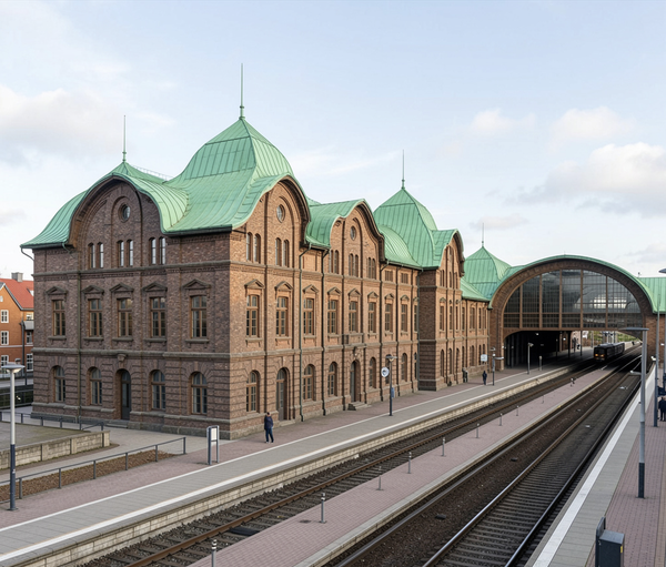 Borås nya tågstation bör byggas i gammal stil