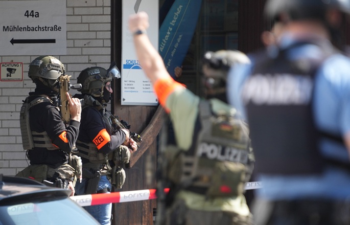 Hostage situation at German bank is over: police