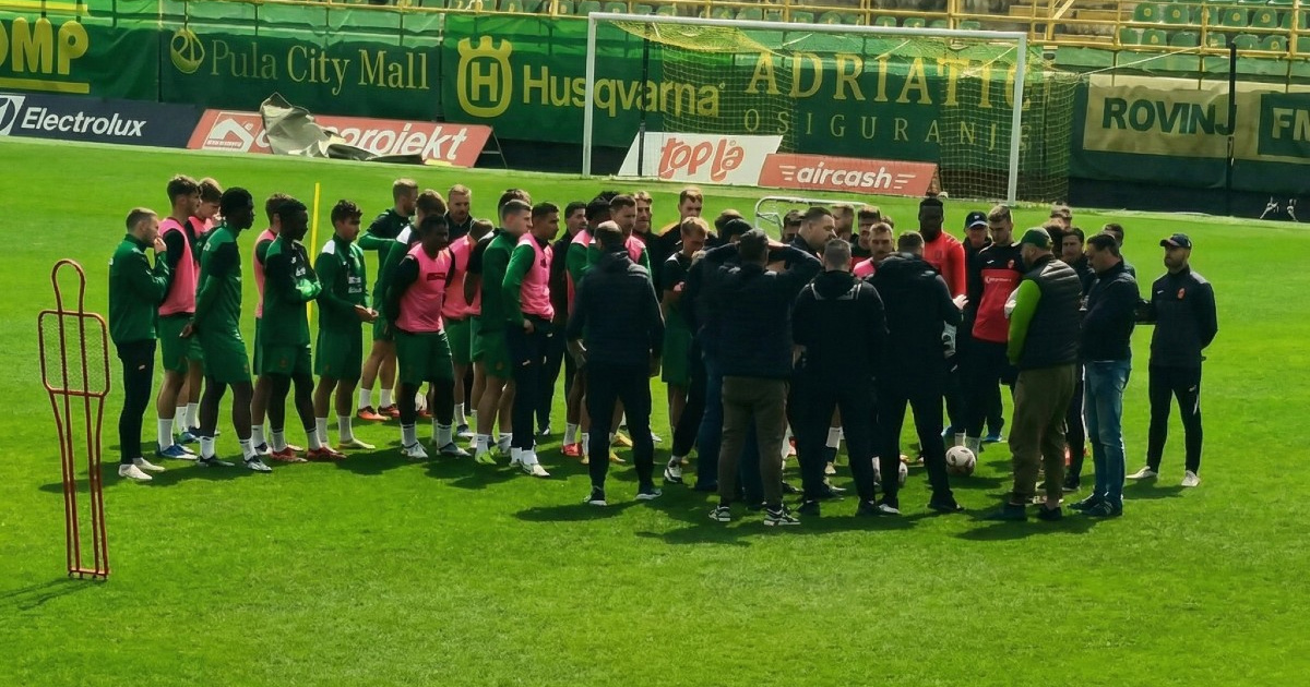 Demoni prekinuli trening Istre. Trener i igrači nisu progovorili ni riječ