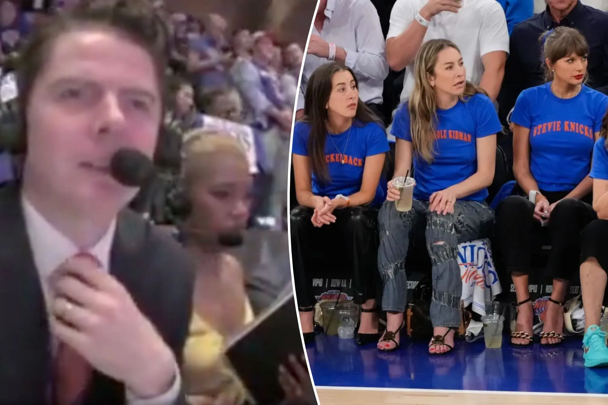 MSG analyst questions Taylor Swifts Knicks fandom at NBA Finals: ‘Get out of here, girl’