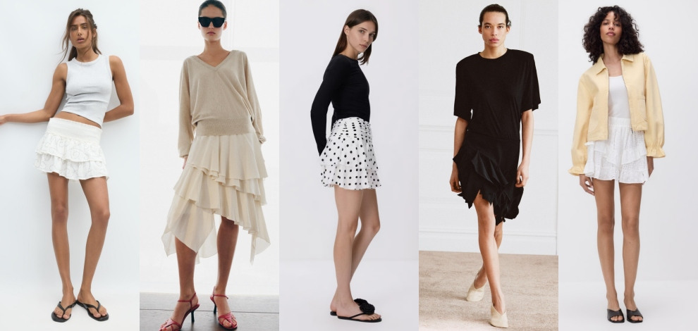 10 suknji s volanima za ljeto koje unose dinamiku u svaki outfit