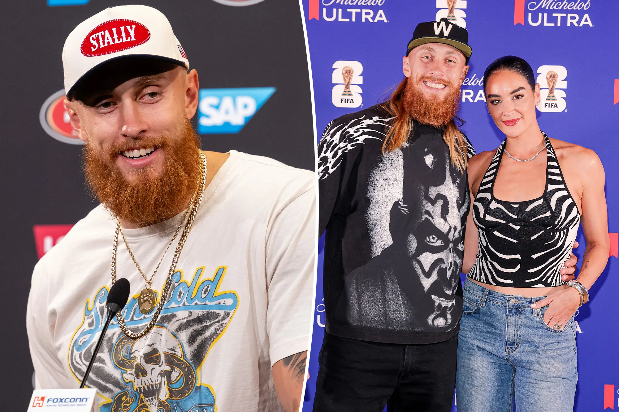 George Kittle’s wife Claire rocks red bikini during ‘girls trip’ away from 49ers star