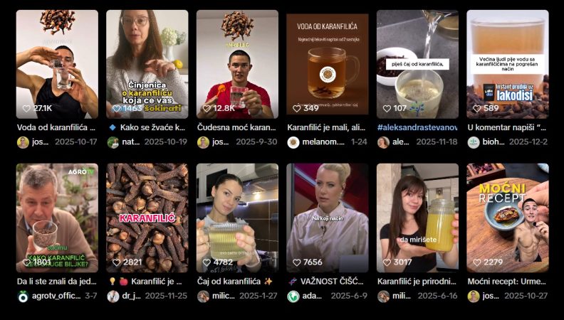 Više od polovice zdravstvenih informacija i savjeta na TikToku je zavaravajuće