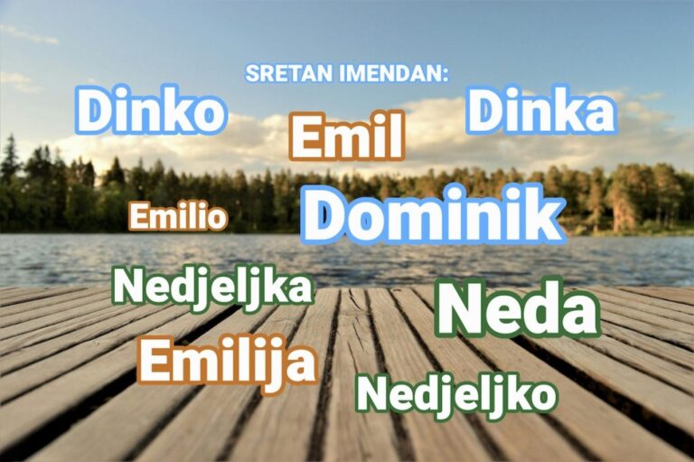 Sretan imendanEvo kakvo značenje kriju njihova imena