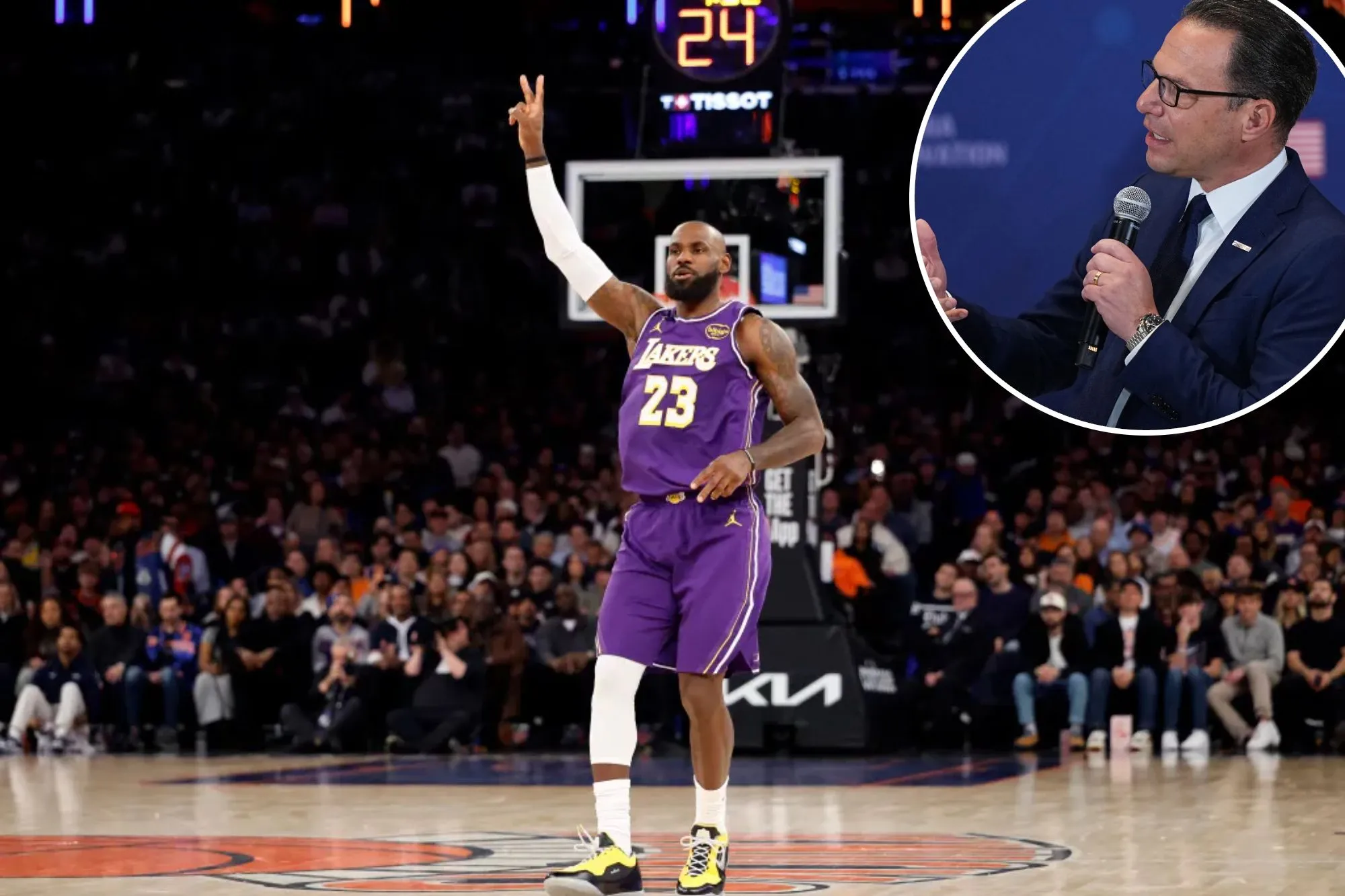 Gov. Josh Shapiro made a 76ers recruiting pitch to LeBron James before decision