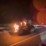 Zastrašujući video: čovjek kod Omiša bježi od požara u zapaljenom autu