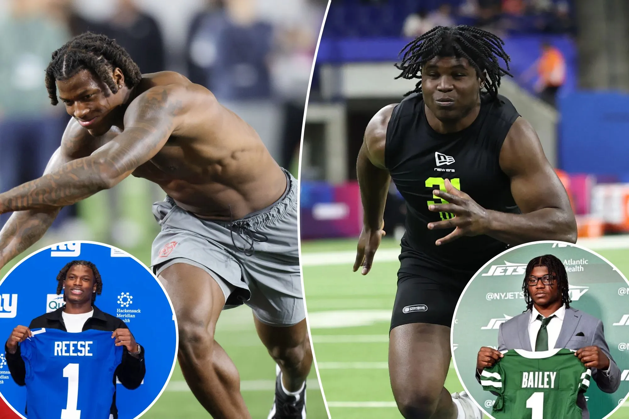 Giants and Jets set up for a long Arvell Reese-David Bailey debate