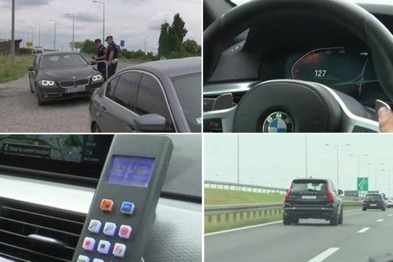MRTAV PIJAN DIVLJAO BEZ DOZVOLE! Pogledajte snimak nasilničke vožnje na Novom Beogradu: Jurcao sa 182 km na sat (VIDEO)