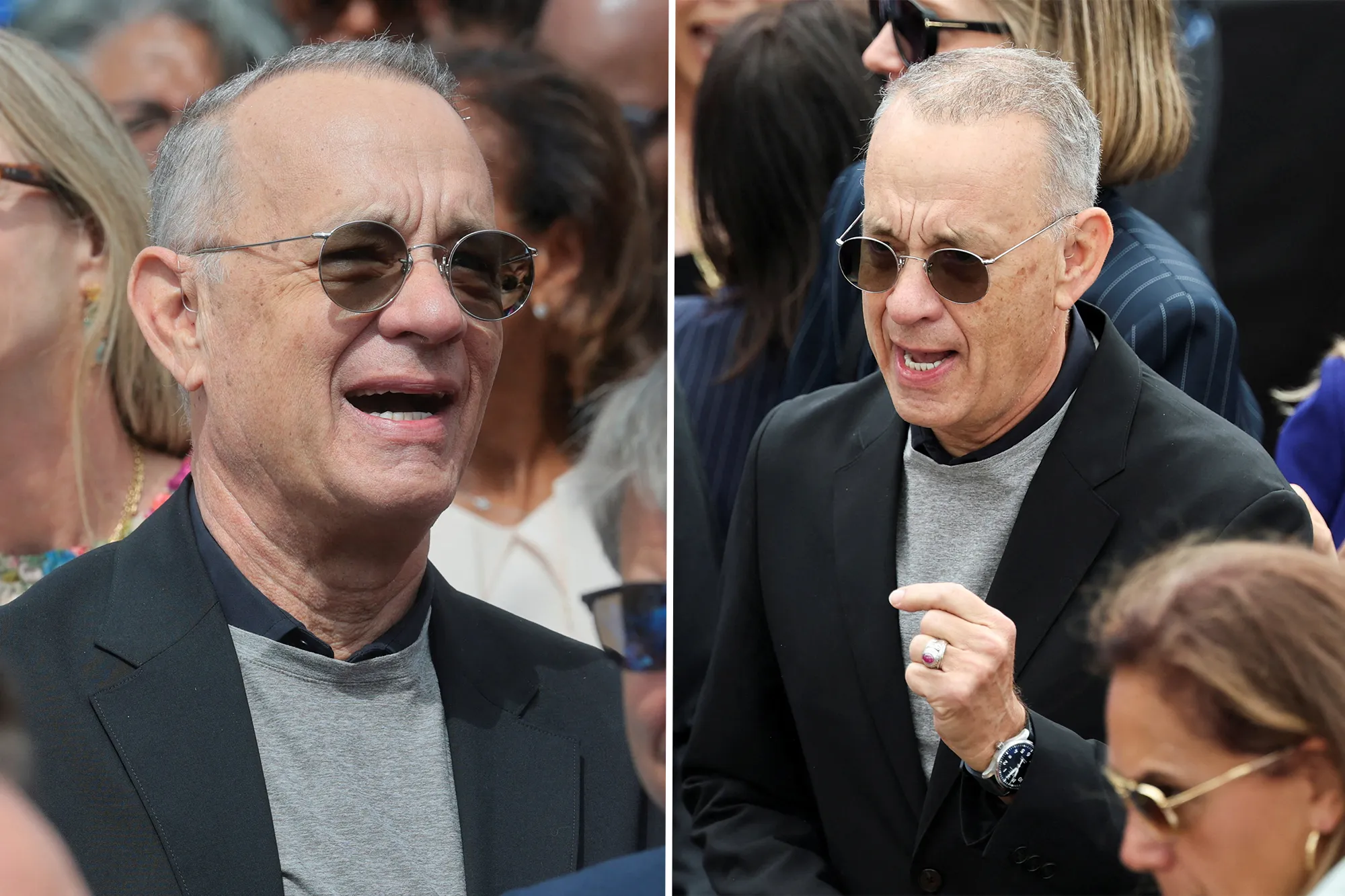 Tom Hanks viciously roasts MS NOW’s ratings while appearing live on-air with reporter
