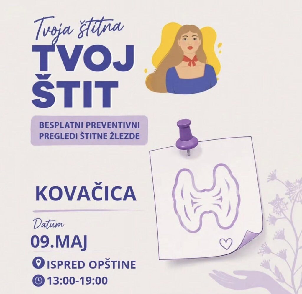 Opština Kovačica podržava akciju besplatnih pregleda štitne žlezde
