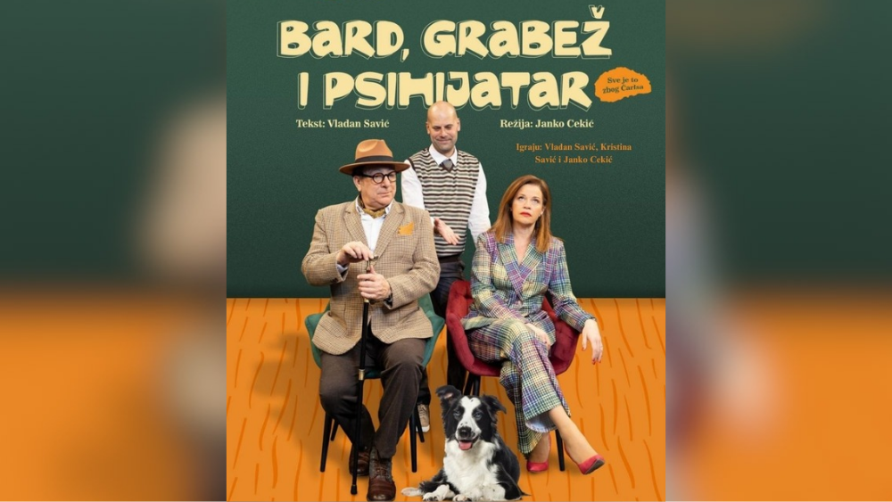 Komedija „Bard, Grabež i psihijatar” pred borskom publikom